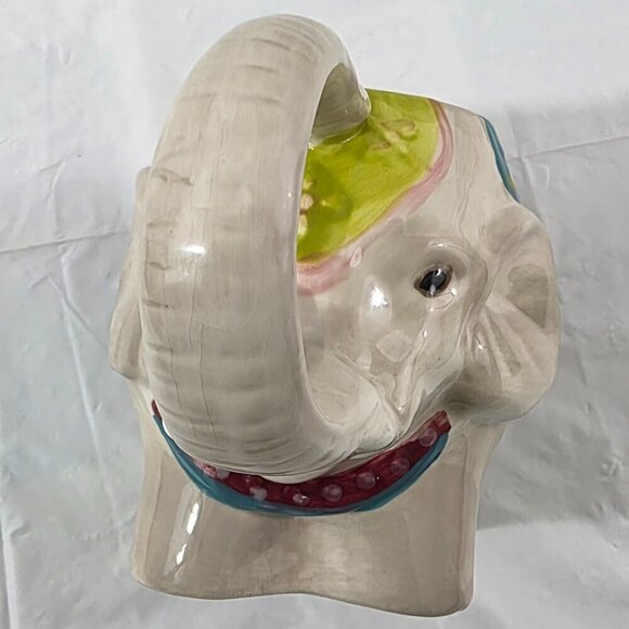 Pier 1 Imports Hand Painted Dolomite 14 Oz Elephant Mug - Picture 13 of 15